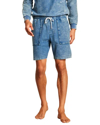Barefoot Dreams Knit Cargo Short In Blue