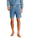 Barefoot Dreams Knit Cargo Short In Blue