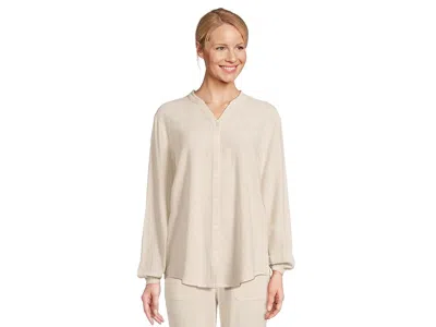 Barefoot Dreams Linen Blend Blouse