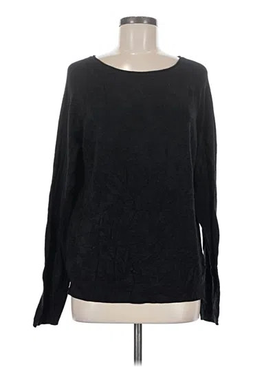 Pre-owned Barefoot Dreams Long Sleeve T-shirt In Black