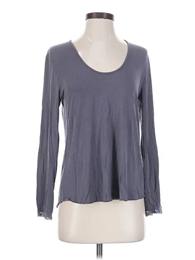 Pre-owned Barefoot Dreams Long Sleeve T-shirt In Gray