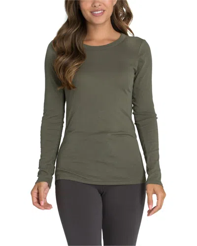 Barefoot Dreams Loose Jersey T-shirt In Green