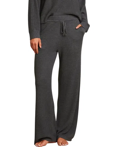 Barefoot Dreams Luxeblend Waffle Knit Ankle Pant In Animal Print