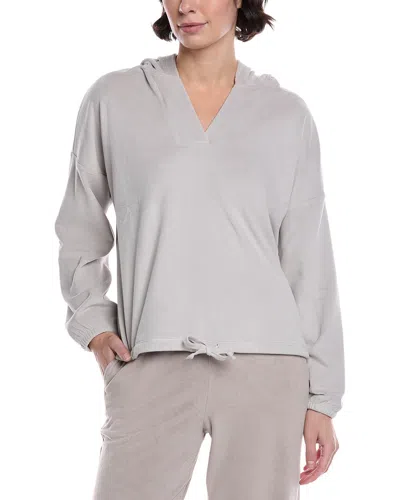 Barefoot Dreams Luxechic Hoodie In Gray