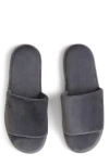 Barefoot Dreams Luxechic Slides In Gray