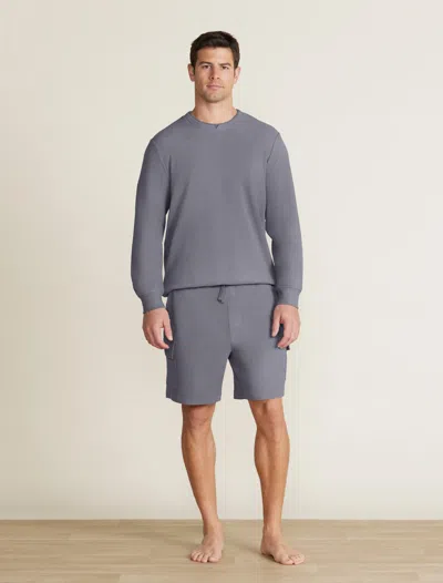 Barefoot Dreams Brushed Fleece Cargo Short In Black