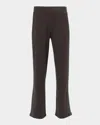 Barefoot Dreams Malibu Collection Brushed Fleece Lounge Pants In Carbon