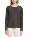 Barefoot Dreams Malibu Collection Brushed Fleece Mix Raglan Pullover