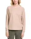 Barefoot Dreams Malibu Collection Brushed Fleece Mix Raglan Pullover