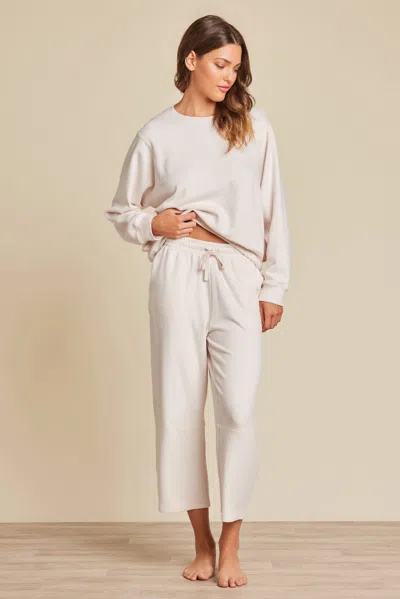 Barefoot Dreams Malibu Collection® Brushed Fleece Pant In Sand Dune