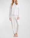 Barefoot Dreams Malibu Collection Brushed Fleece Pants In Sand Dune