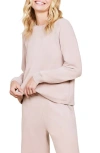 Barefoot Dreams Malibu Collection® Brushed Fleece Sweatshirt In Willow