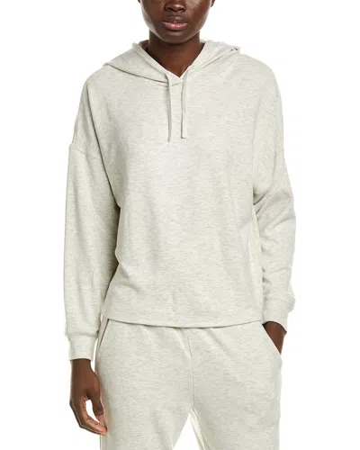 Barefoot Dreams Malibu Collection Butter Fleece Jogger Hoodie In White