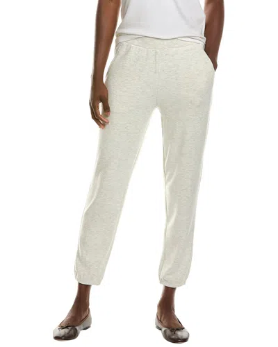 Barefoot Dreams Malibu Collection Butter Fleece Jogger Pant In White