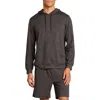 Barefoot Dreams Mc Butterchic Hoodie In Heather Carbon