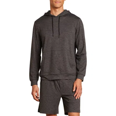 Barefoot Dreams Malibu Collection® Butterchic Hoodie In Heather Carbon