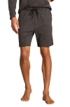 Barefoot Dreams Malibu Collection® Butterchic Track Shorts In Heather Carbon