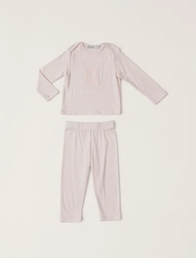 Barefoot Dreams Malibu Collection® Heritage Organic Cotton Baby Set In Pink