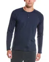 Barefoot Dreams Malibu Collection Pima Jersey Henley In Blue