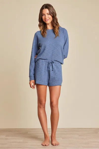 Barefoot Dreams Malibu Collection® Slub Double Knit Short In Lakeside