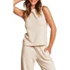 Barefoot Dreams Malibu Collection® Slubbed Tank In Sand Dune