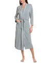 Barefoot Dreams Malibu Collection Soft Jersey Piped Robe In White