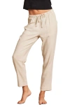 Barefoot Dreams Malibu Collection® Tapered Lounge Pants In Bisque