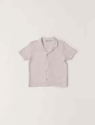 Barefoot Dreams Babies' Malibu Collection® Toddler Sun Soaked Cabana Shirt In Neutral