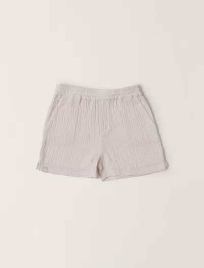 Barefoot Dreams Babies' Malibu Collection® Toddler Sun Soaked Cabana Short In Neutral