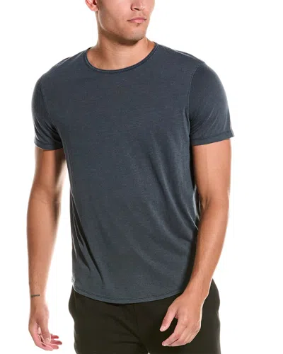 Barefoot Dreams Malibu Collection Triblend Pigment Washed T-shirt In Blue