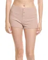 Barefoot Dreams Malibu Collection Ultra Soft Rib Boxer Short
