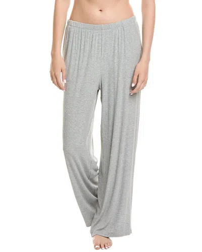 Barefoot Dreams Malibu Collection Ultra Soft Rib Patch Pocket Pant In Gray