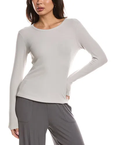 Barefoot Dreams Malibu Collection Ultra Soft Rib Top In Multi