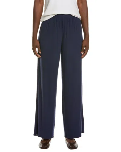 Barefoot Dreams Malibu Collection Ultra Soft Rib Wide Leg Pant In Blue