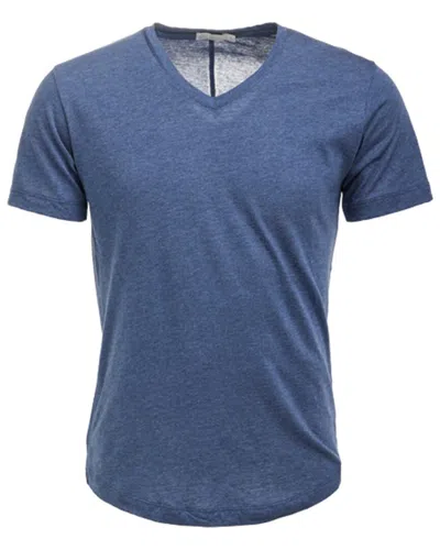 Barefoot Dreams Malibu Collection V-neck T-shirt In Blue