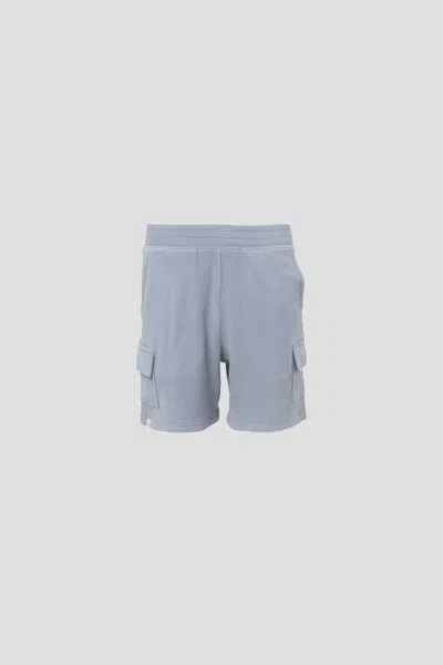 Barefoot Dreams Babies' Malibu Collection® Youth Brushed Fleece Cargo Short In Blue