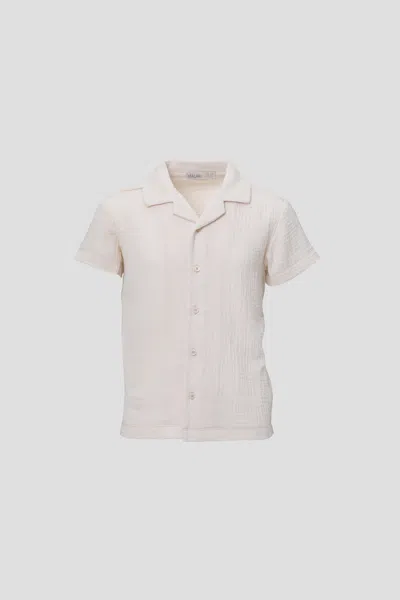 Barefoot Dreams Babies' Malibu Collection® Youth Sun Soaked Shirt In Neutral