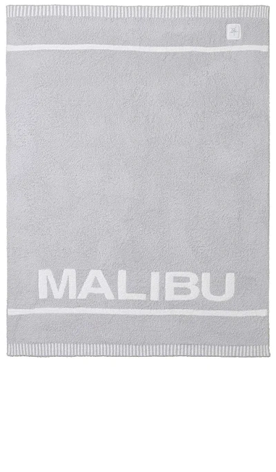 Barefoot Dreams Malibu Throw In Mist & Pearl