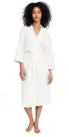 Barefoot Dreams Mc Muslin Cotton Spa Robe Sea Salt In Sea Salt