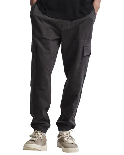 Barefoot Dreams Mc Pima Cotton Fleece Cargo In Black