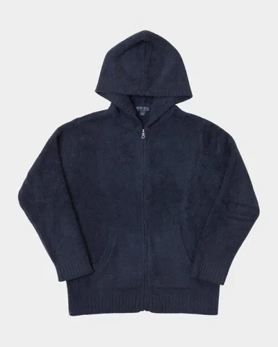 Barefoot Dreams Men's Cozychic Zip-up Hoodie In Indigo