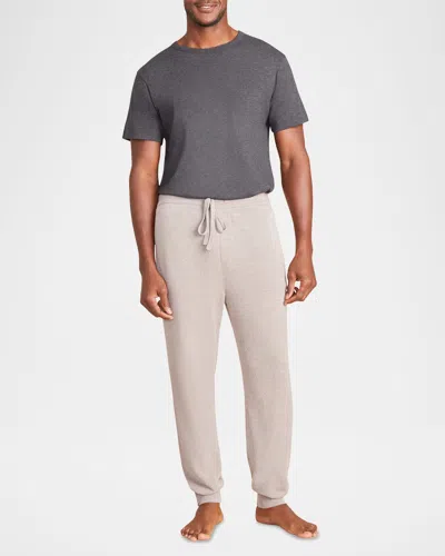 Barefoot Dreams Men's Cozychic Ultra Lite Easy Joggers In Beach Rock