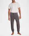 Barefoot Dreams Men's Cozychic Ultra Lite Easy Joggers In Carbon
