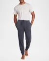 Barefoot Dreams Men's Cozychic Ultra Lite Easy Joggers In Indigo