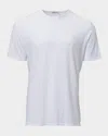 Barefoot Dreams Men's Malibu Collection Cotton Modal Crewneck T-shirt In White