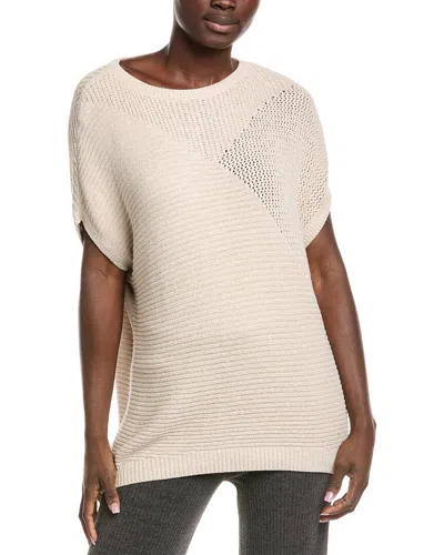 Barefoot Dreams Mixed Stitch Dolman Pullover In Neutral