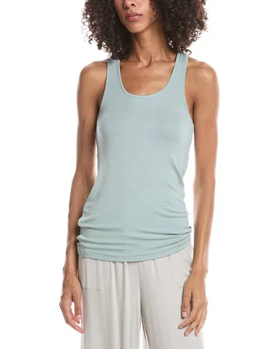 Barefoot Dreams Modal Rib Racerback Tank Top In Green
