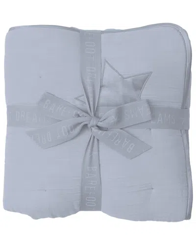 Barefoot Dreams Organic Cotton Double Cloth Toddler Blanket In Neutral