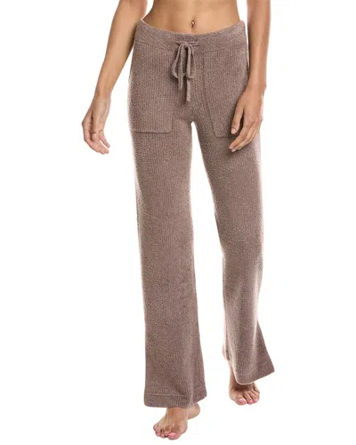 Barefoot Dreams Cozychic Lite Pinched Seam Slit Pants In Driftwood