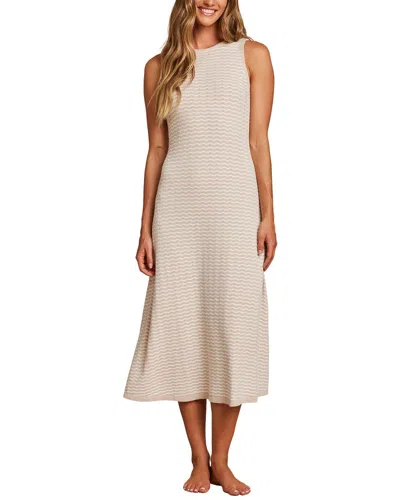 Barefoot Dreams Pointelle Tank Dress In Neutral